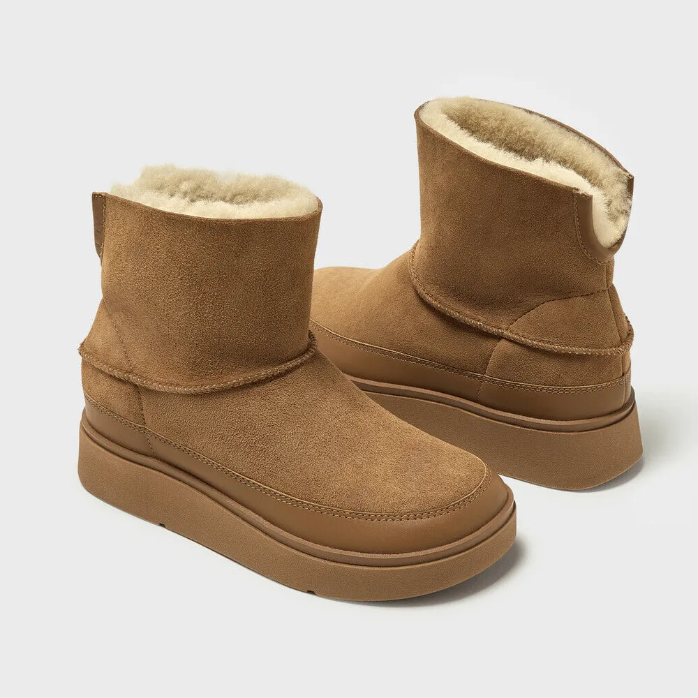 รองเท้าบูท ผู้หญิง รุ่น GEN-FF MINI DOUBLE-FACED SHEARLING BOOTS
