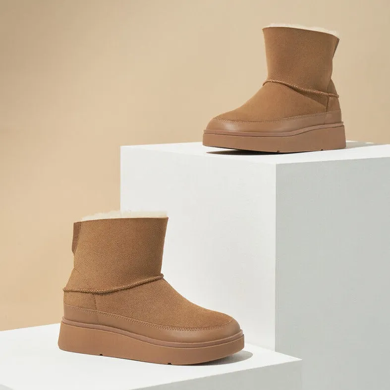 รองเท้าบูท ผู้หญิง รุ่น GEN-FF MINI DOUBLE-FACED SHEARLING BOOTS
