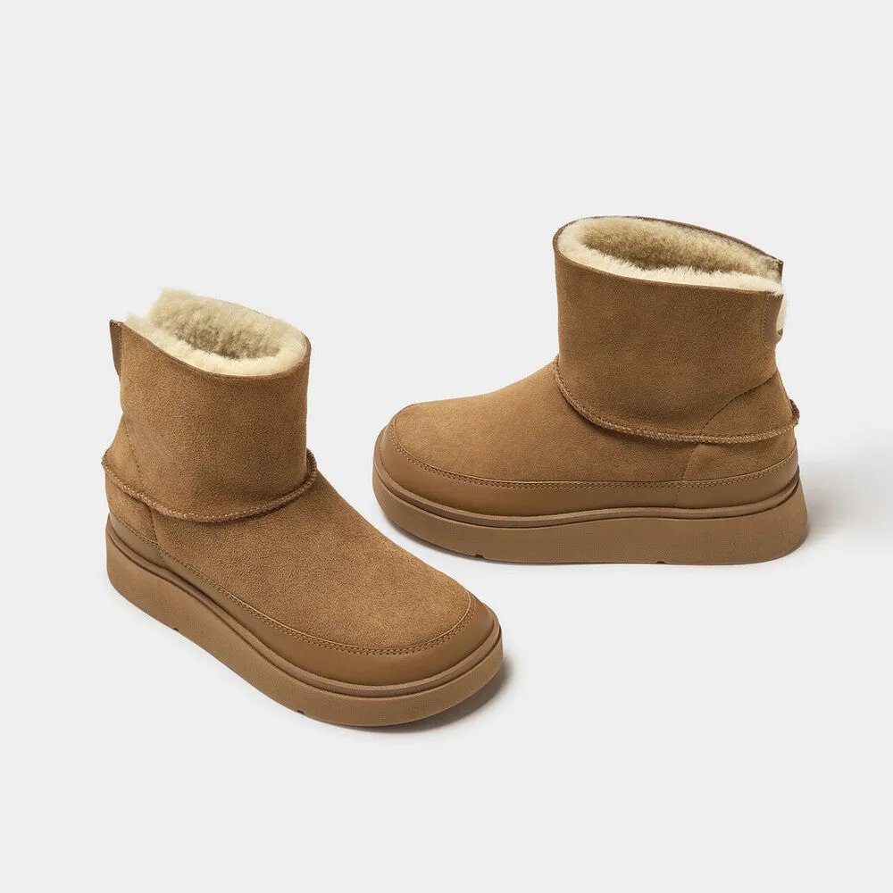 รองเท้าบูท ผู้หญิง รุ่น GEN-FF MINI DOUBLE-FACED SHEARLING BOOTS