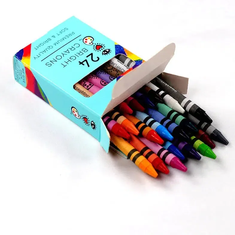 24 Bright Crayons