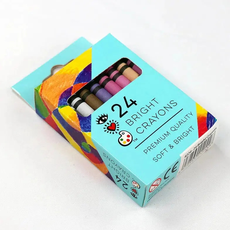 24 Bright Crayons