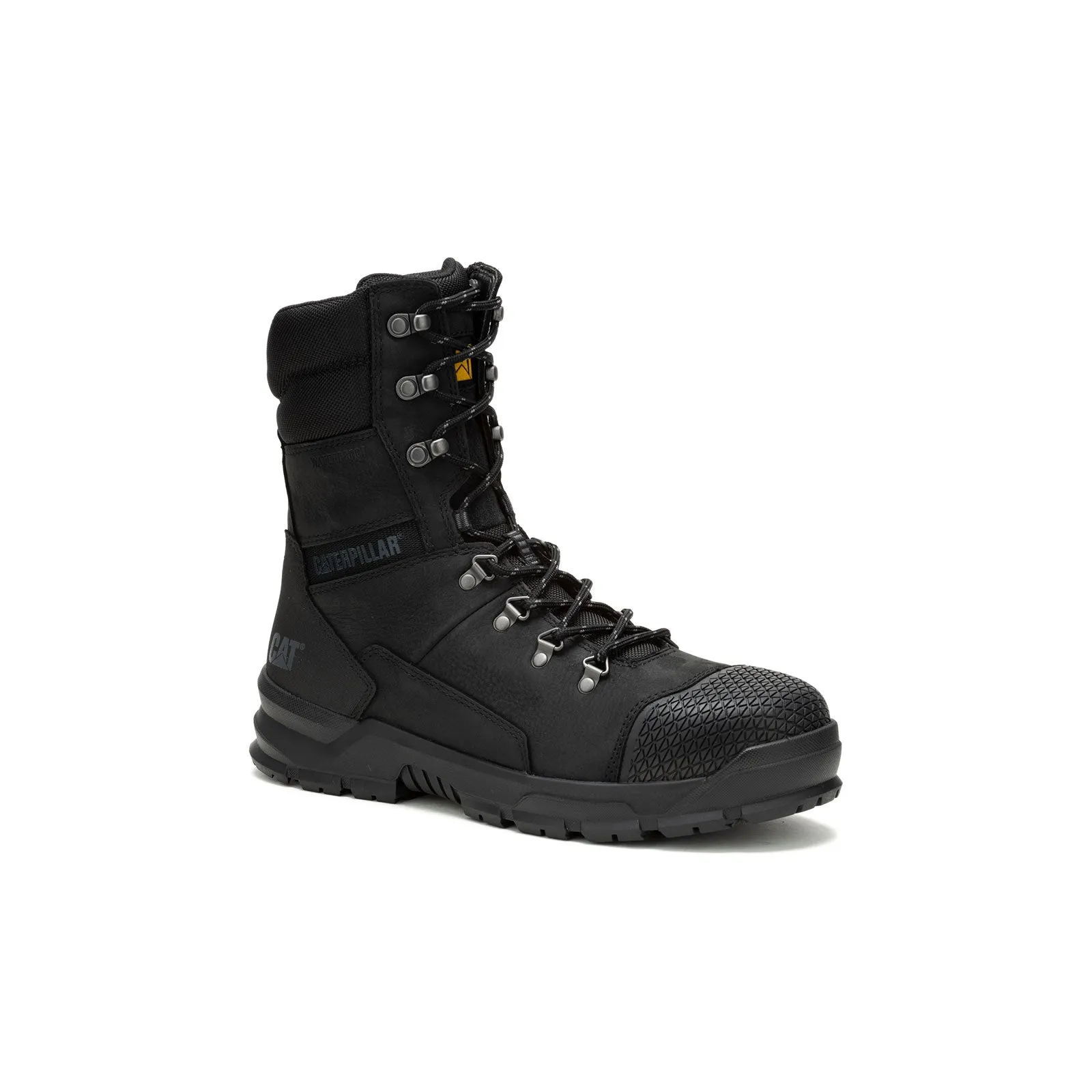 Accomplice X 8 Inch Steel-Toe Waterproof Work Boots Black