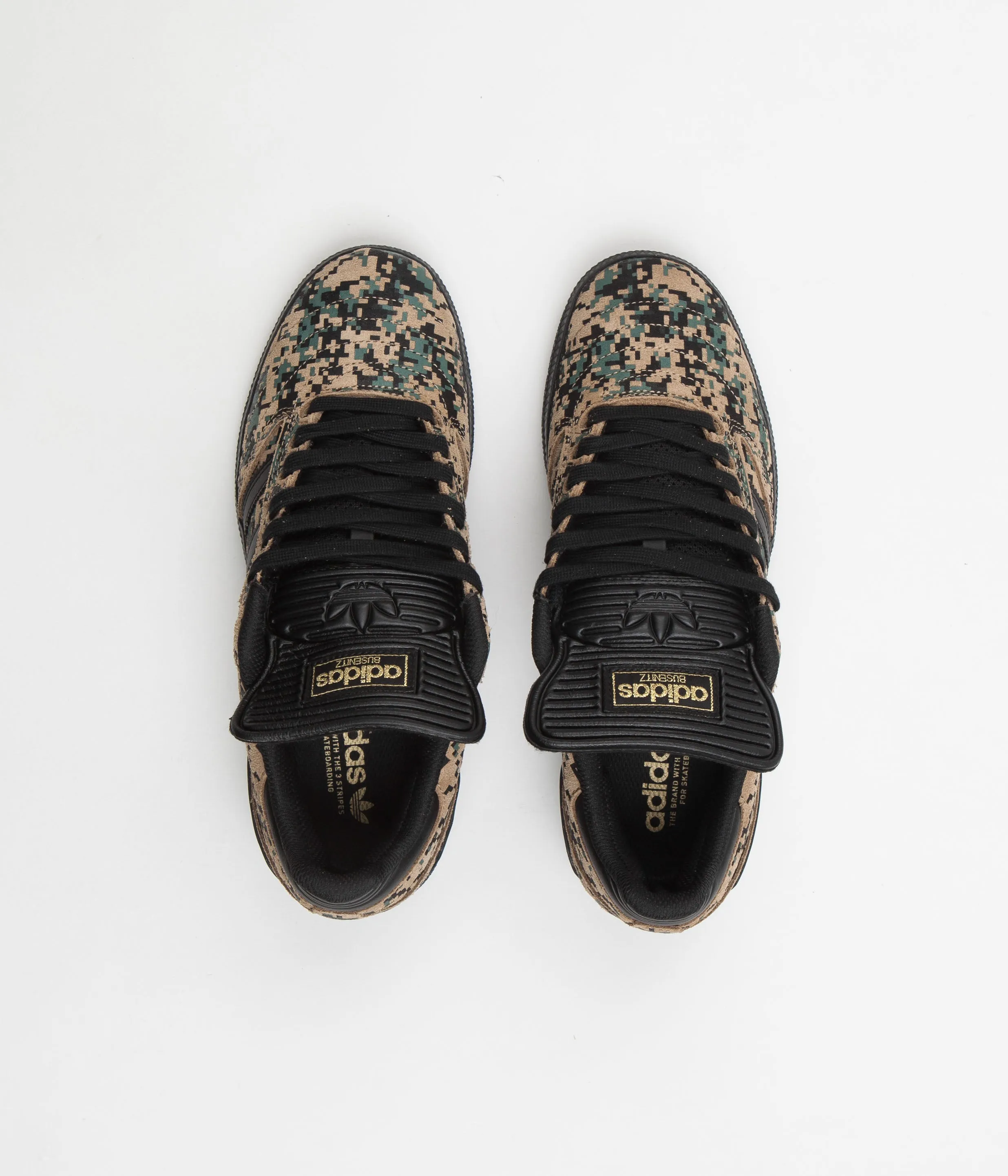 Adidas Busenitz Shoes - Core Black / Cardboard / Gold Metallic
