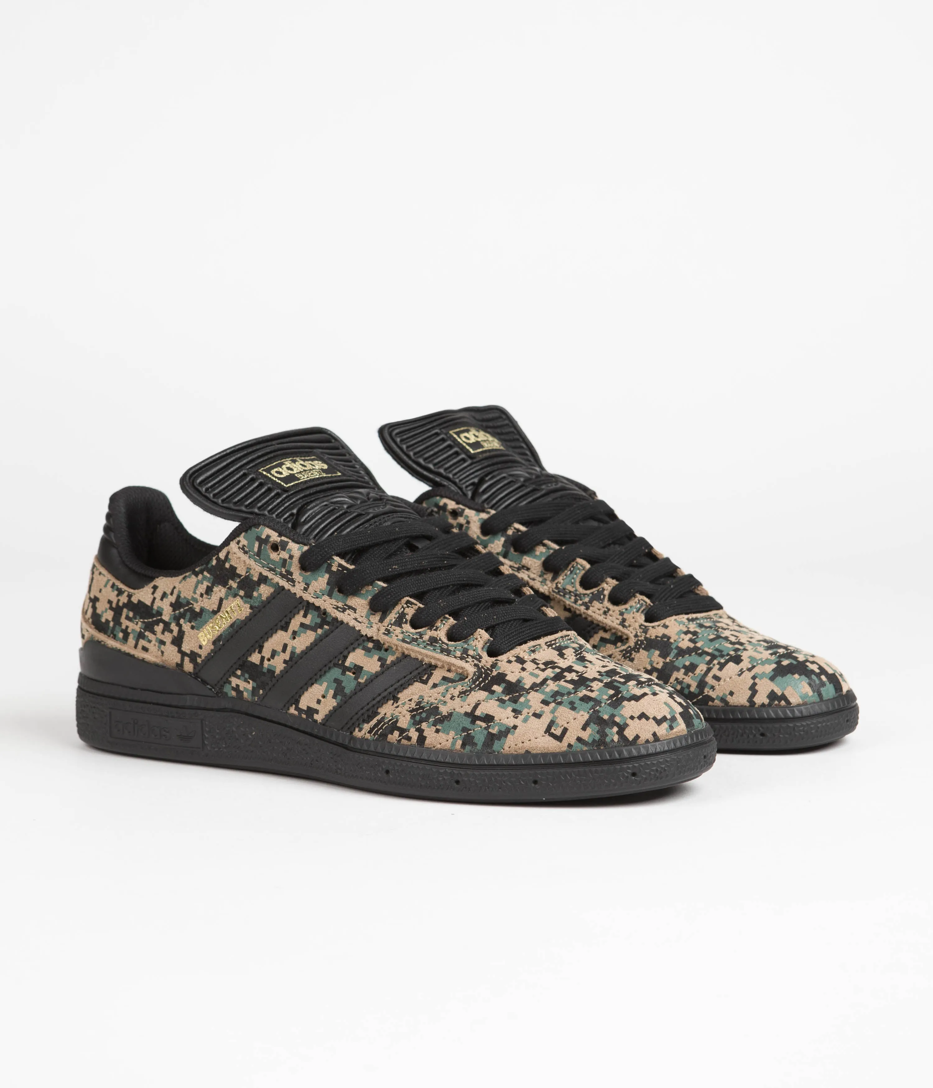 Adidas Busenitz Shoes - Core Black / Cardboard / Gold Metallic