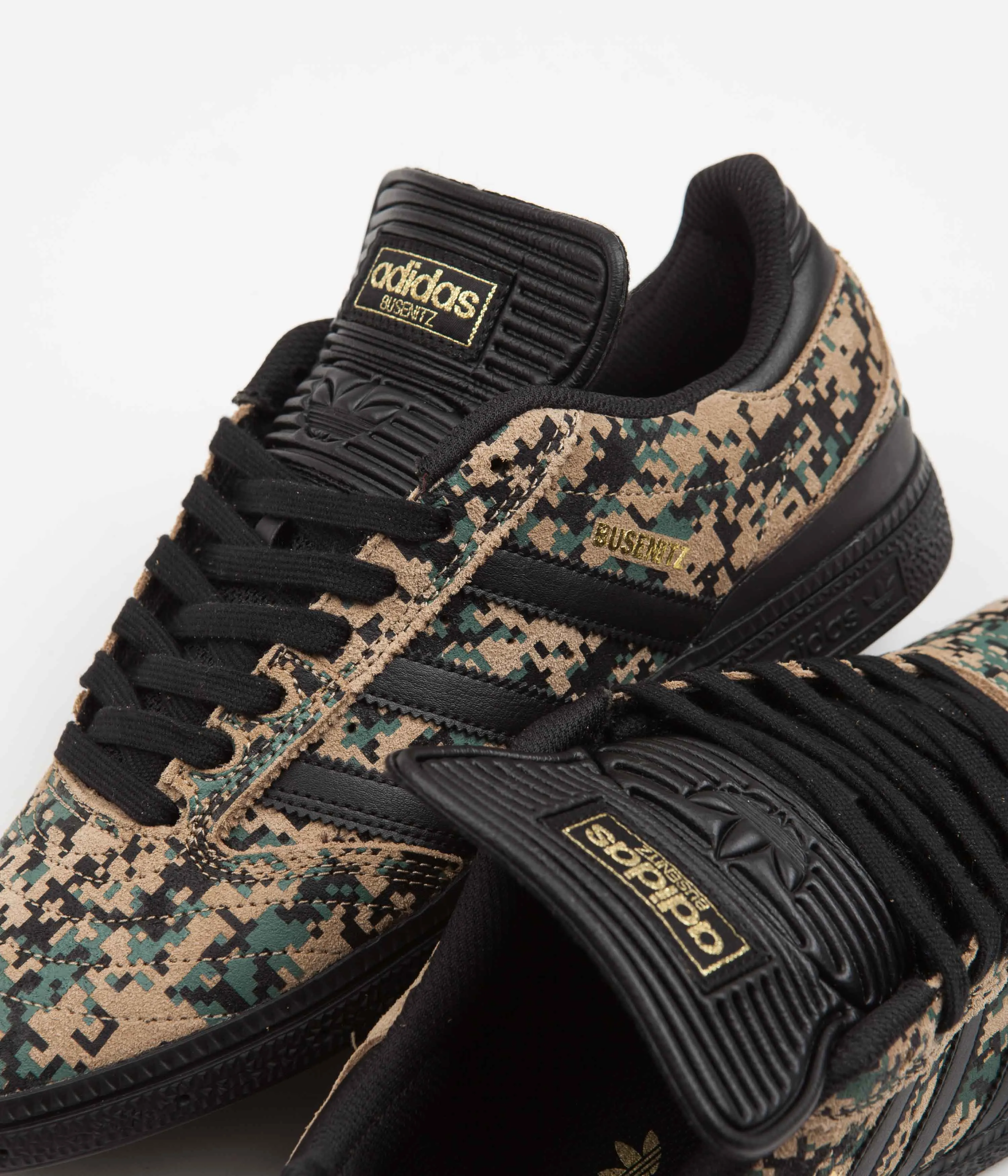 Adidas Busenitz Shoes - Core Black / Cardboard / Gold Metallic