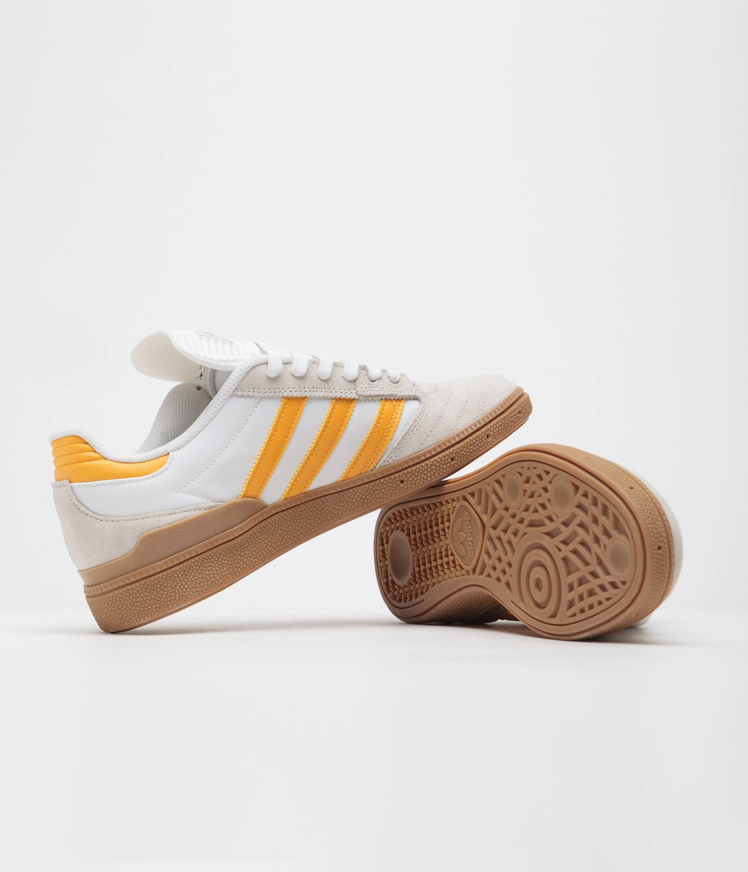 Adidas Busenitz Shoes - Crystal White / Yellow / Gum4