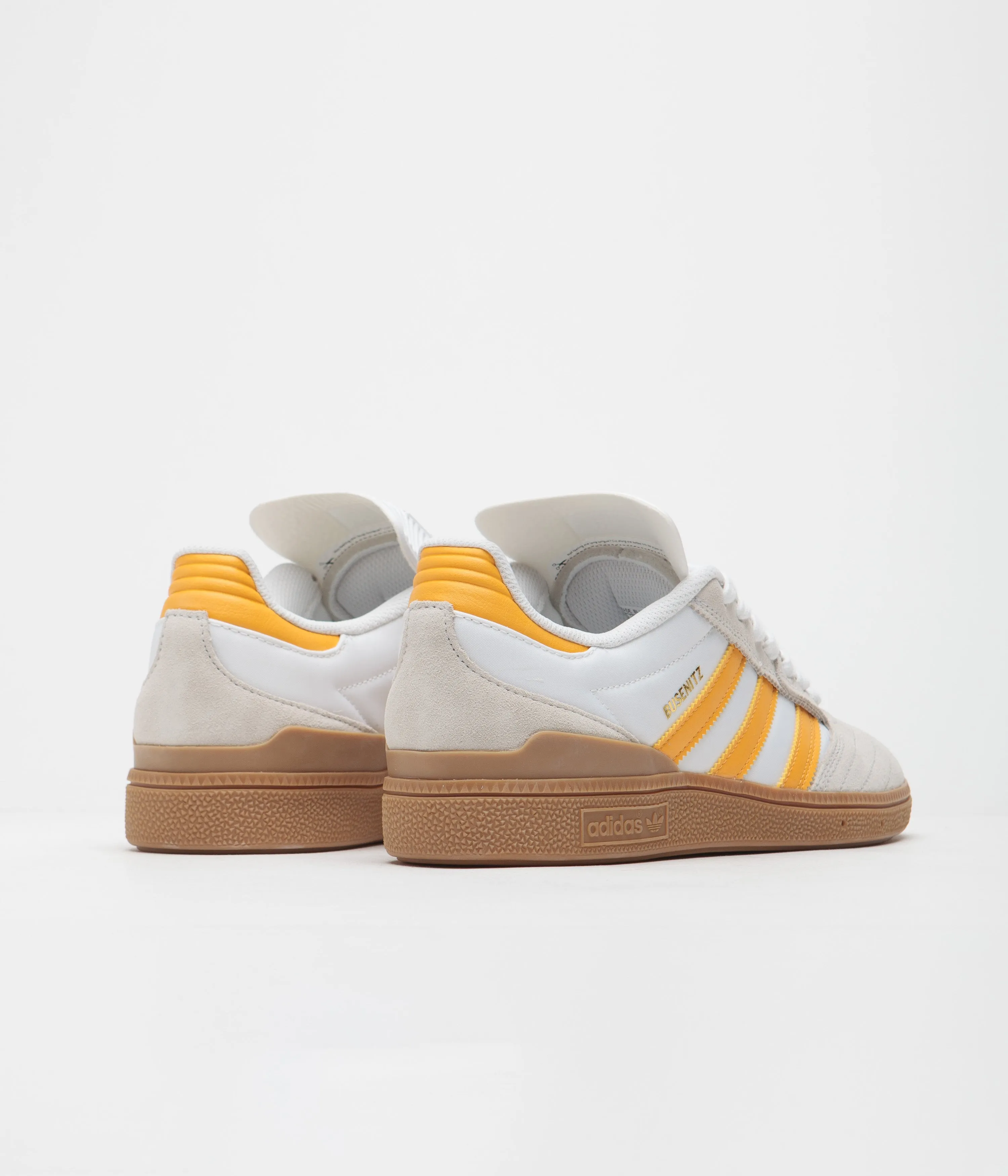 Adidas Busenitz Shoes - Crystal White / Yellow / Gum4