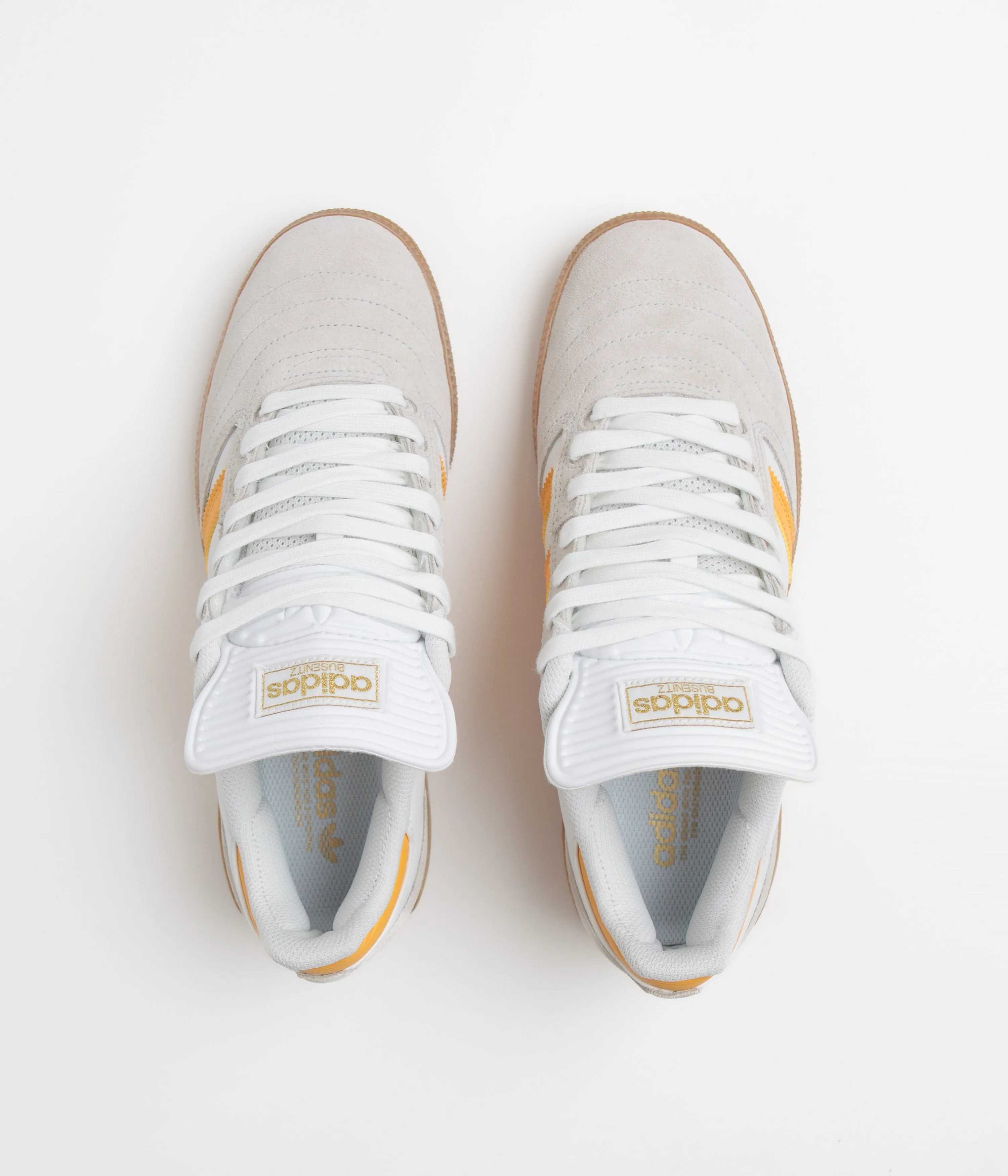 Adidas Busenitz Shoes - Crystal White / Yellow / Gum4