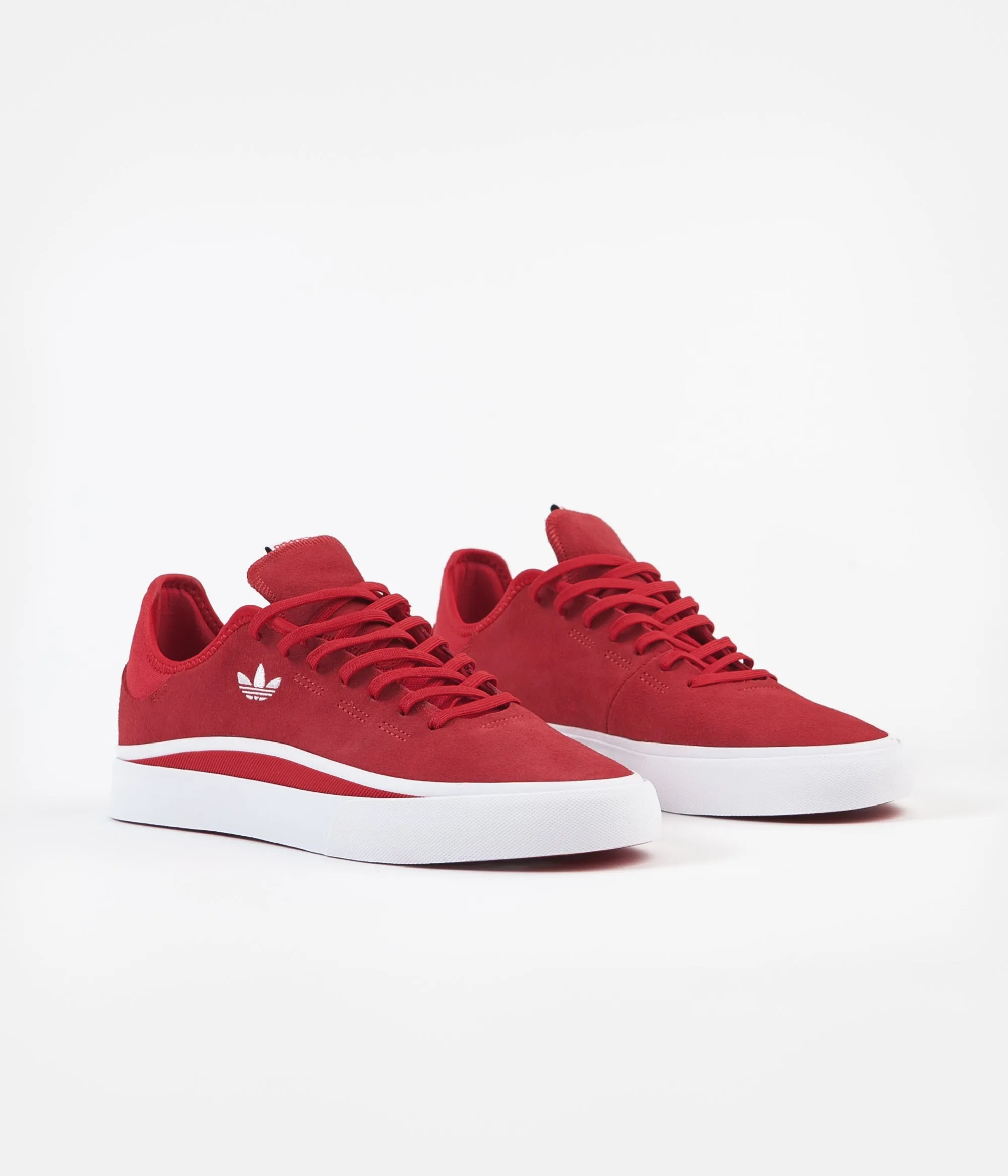 Adidas Sabalo Shoes - Scarlet / White / Scarlet