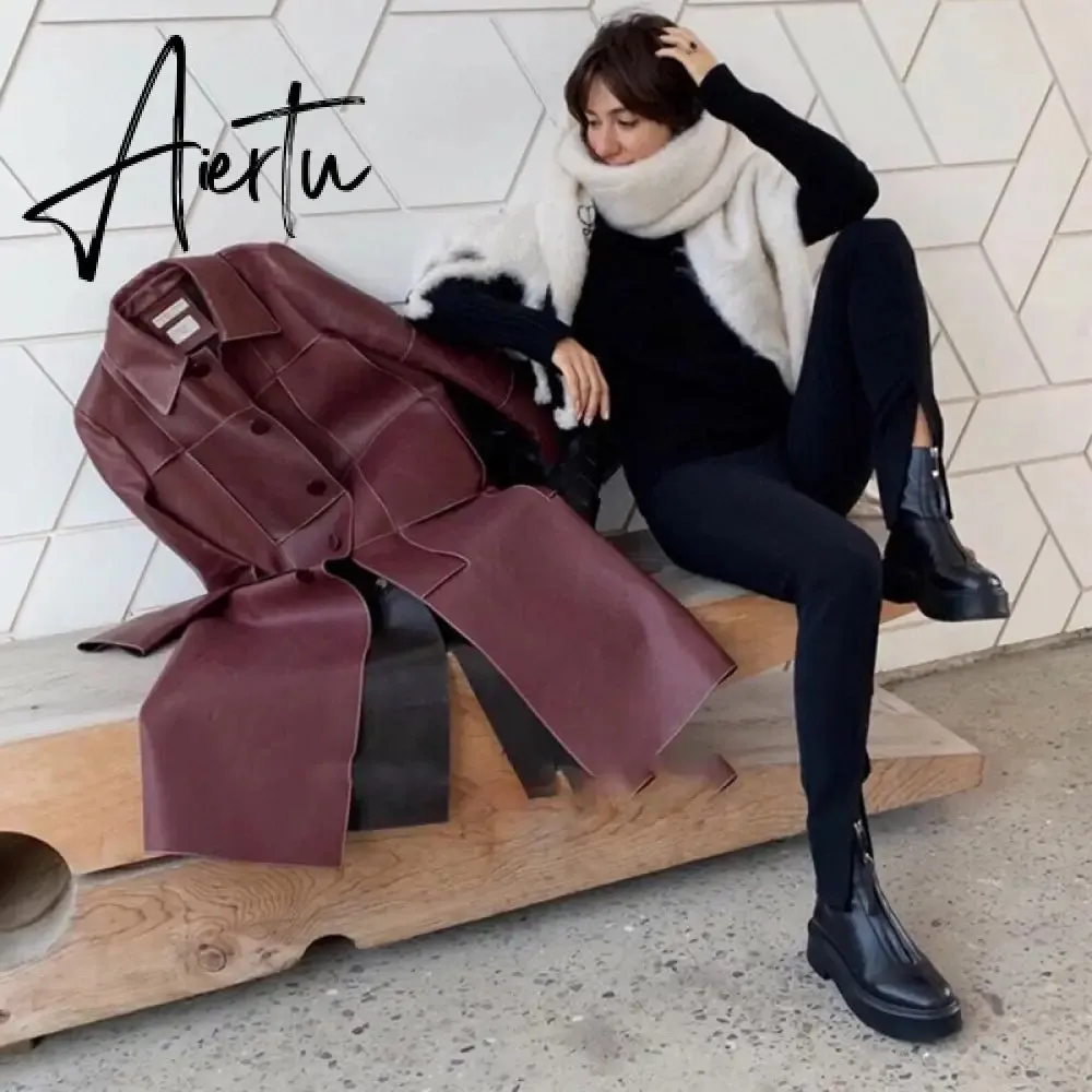 Aiertu Luxury Brand Designer Front Zipper Ankle Boots For Women  New Chunky Boots Platform Woman Punk Boots Fashion Ladies Shoes