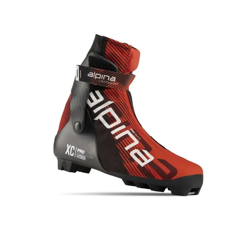 Alpina Bota de esquí de fondo Pro Skate 3.0 (roja)
