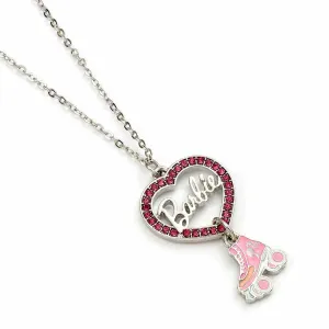 Barbie™️ Crystal Heart and Roller Skate Necklace - Barbie x Carat Shop