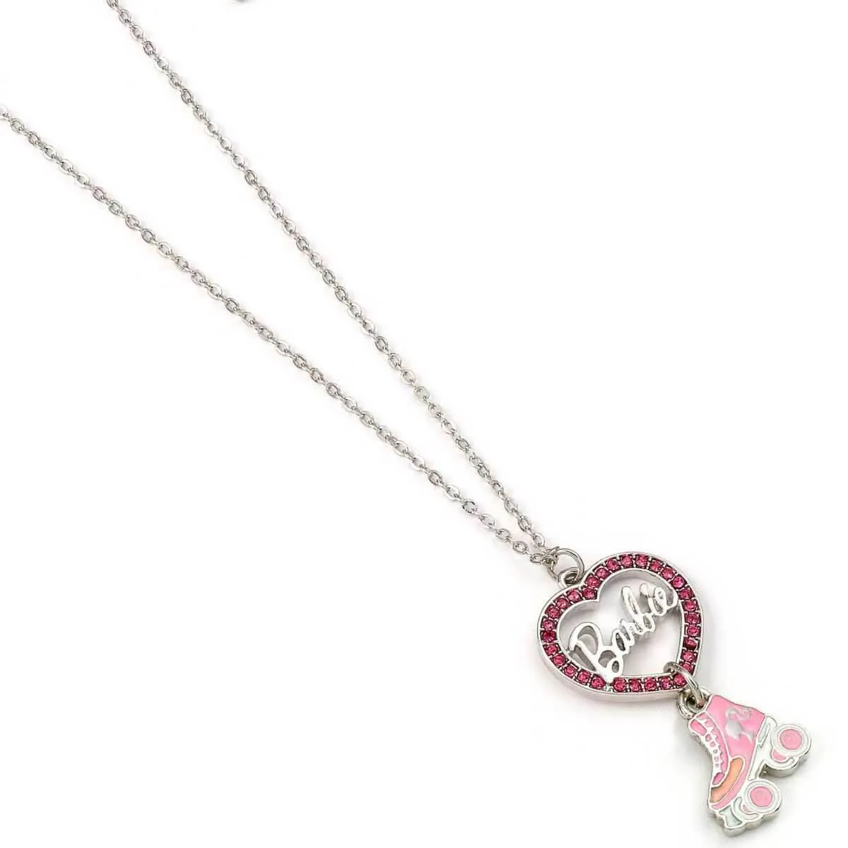 Barbie™️ Crystal Heart and Roller Skate Necklace - Barbie x Carat Shop