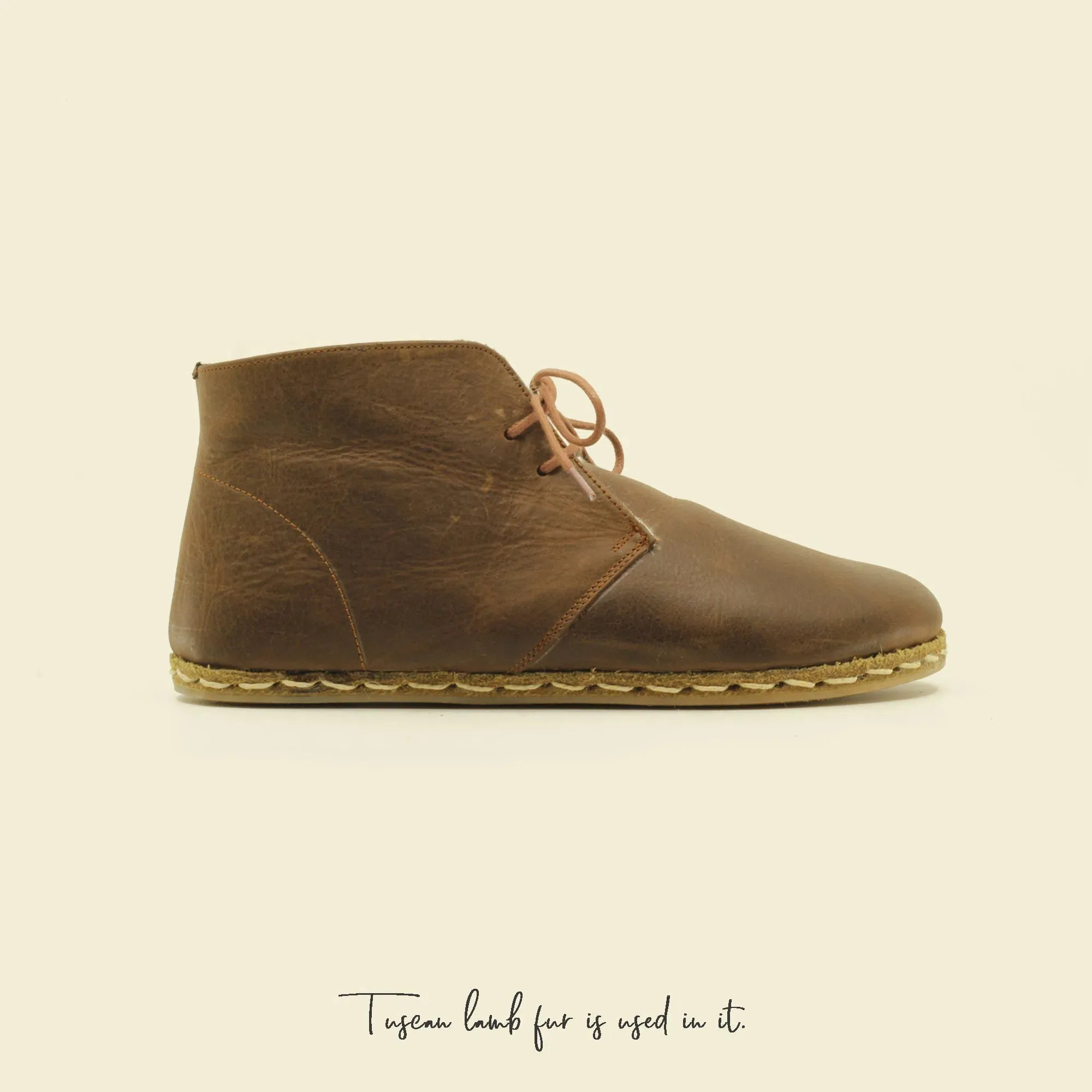 Barefoot Grounding Ankle Boots Brown Women
