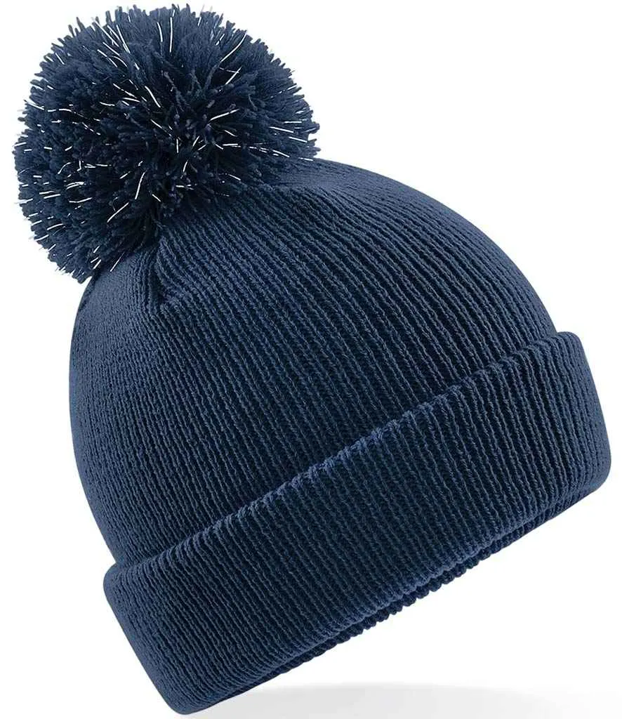 BB406B - Beechfield Kids Reflective Bobble Beanie