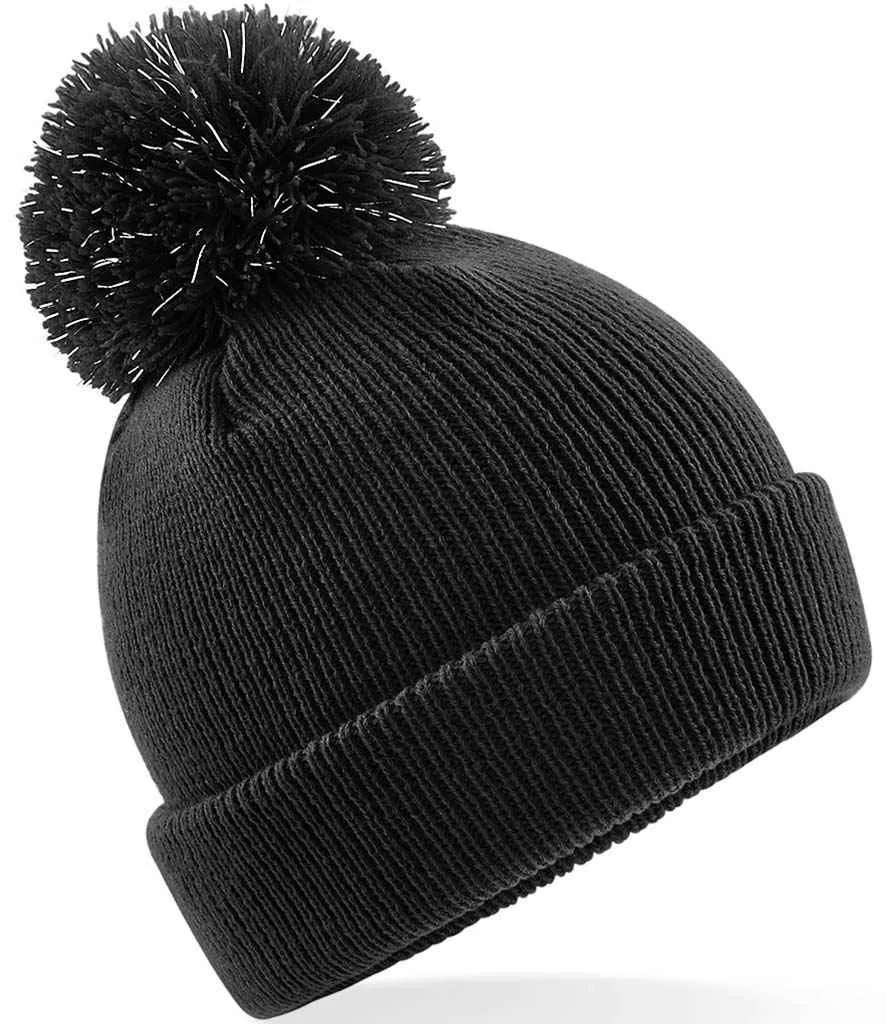 BB406B - Beechfield Kids Reflective Bobble Beanie