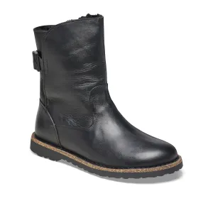 Birkenstock Uppsala Boot (Women) - Black Leather/Black Shearling
