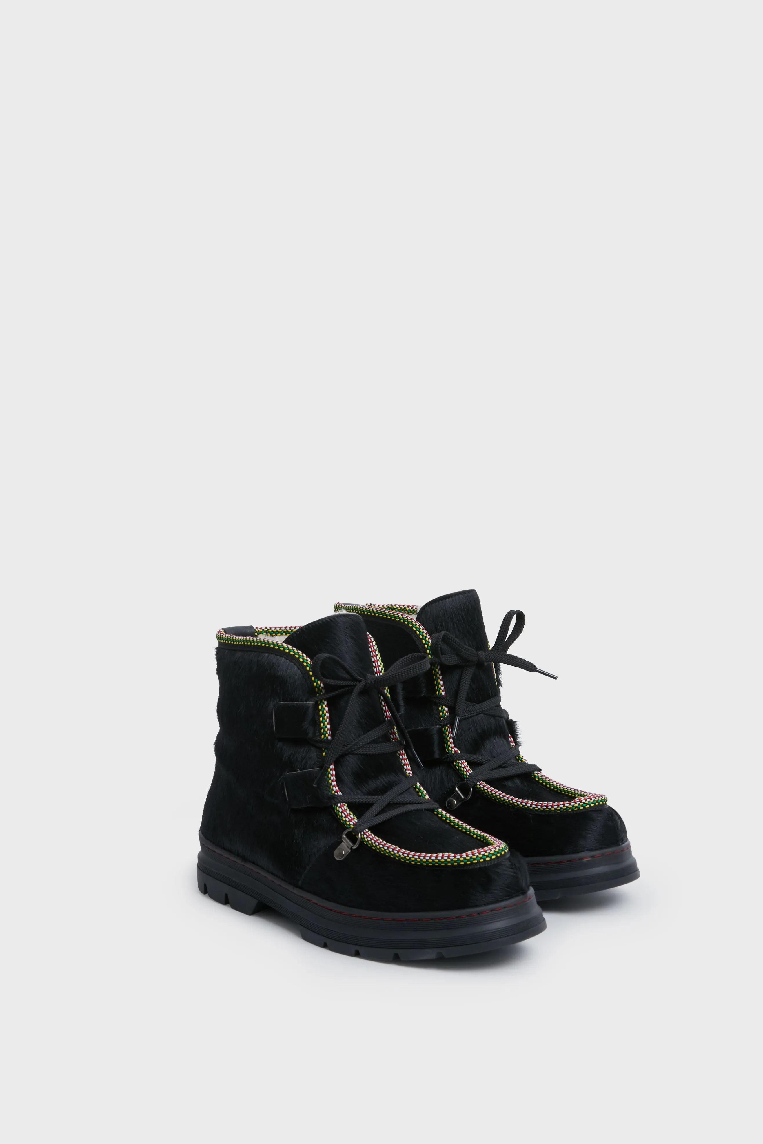 Black Shearling Lined Incredible Pony Boots