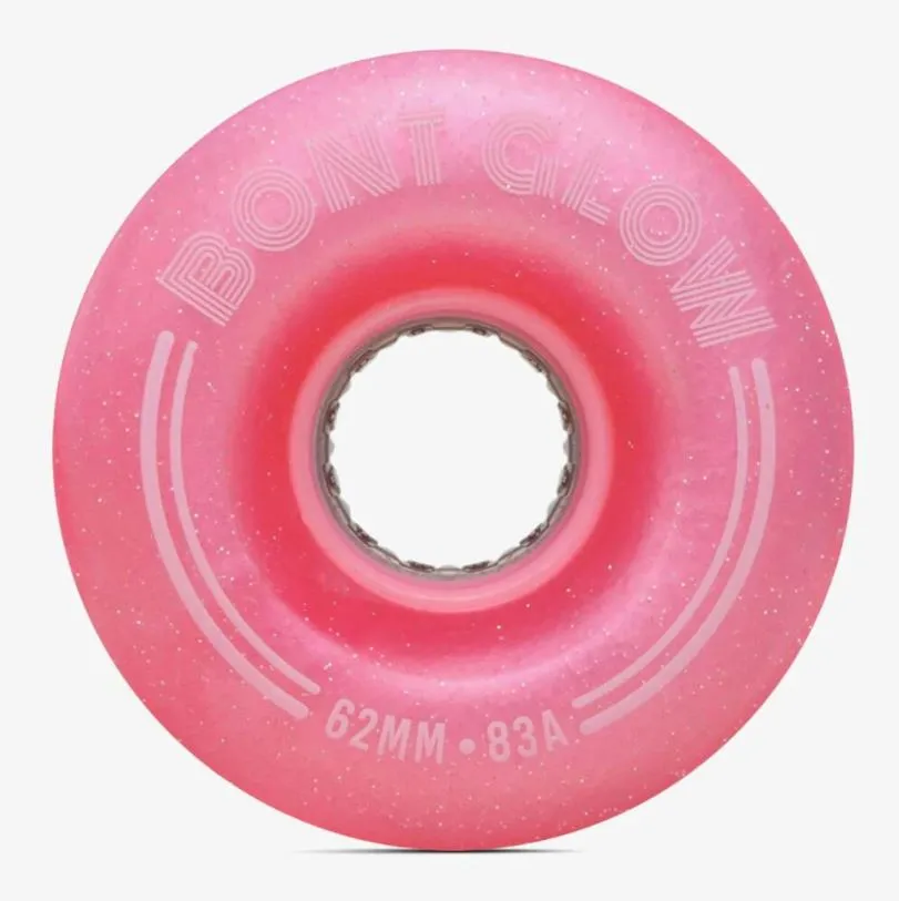 Bont Glow Wheels 62mm 83a 4pack