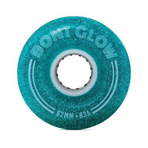 Bont Glow Wheels 62mm 83a 4pack
