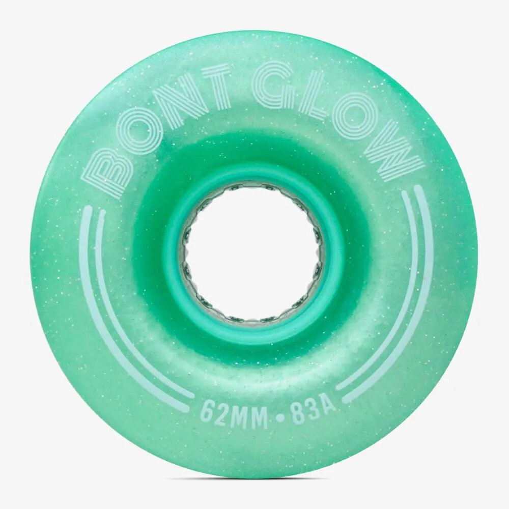 Bont Glow Wheels 62mm 83a 4pack