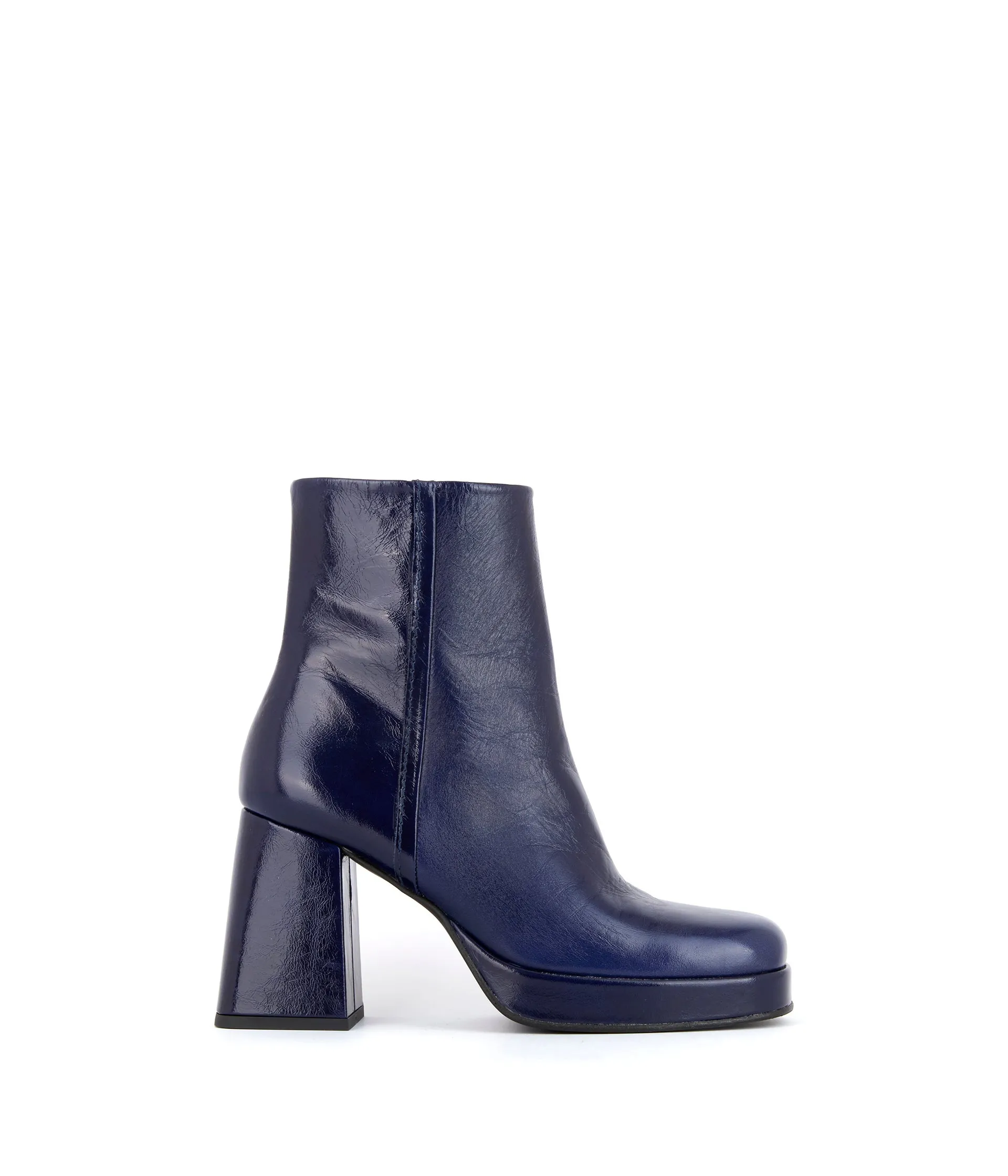 Boots bleues plateforme Athenais