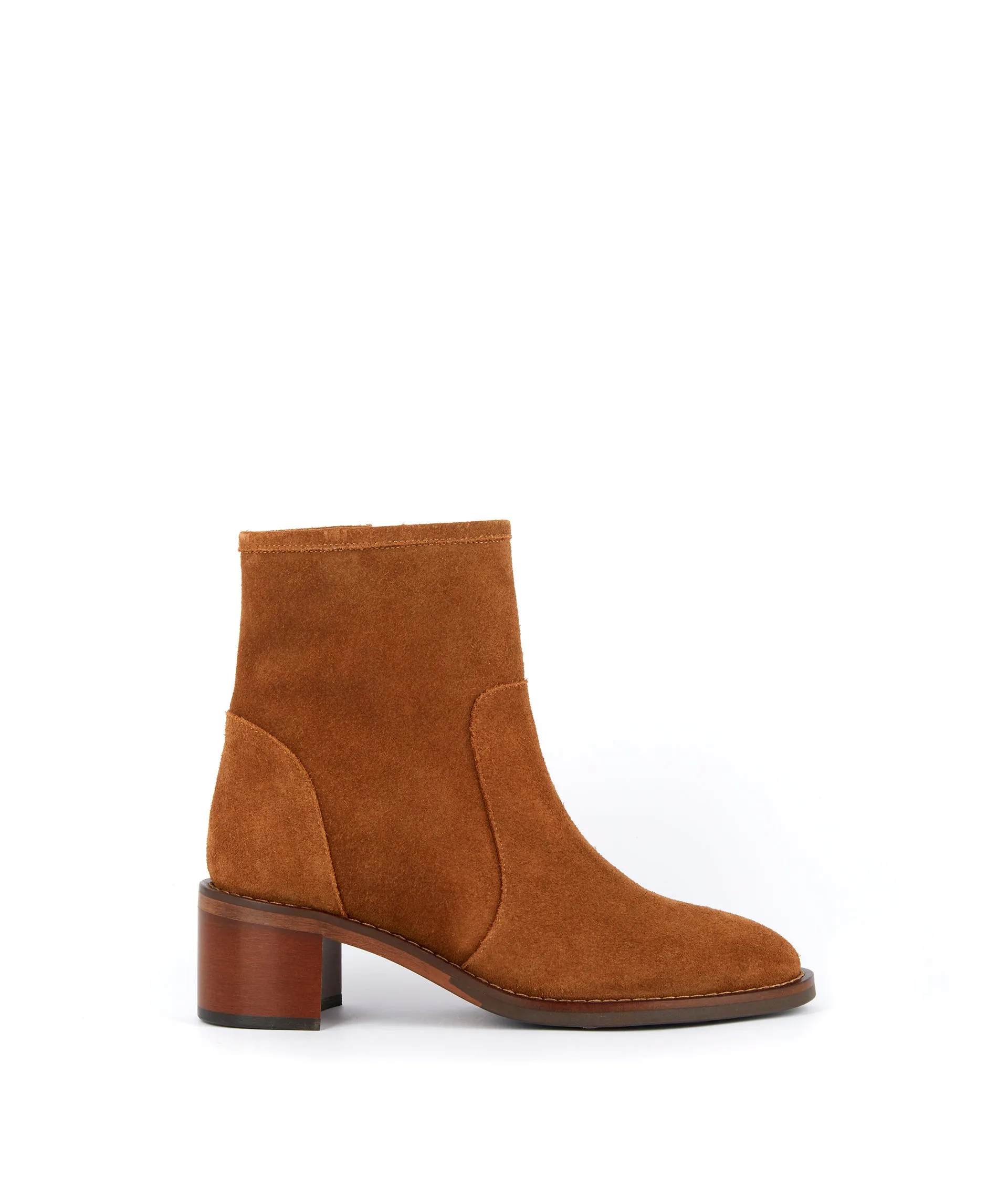 Boots cuir velours Jacob