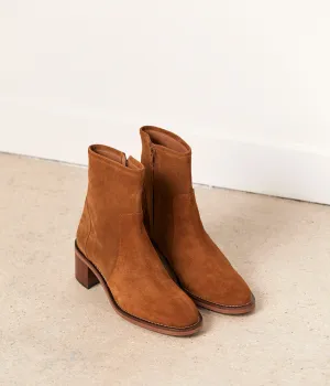 Boots cuir velours Jacob