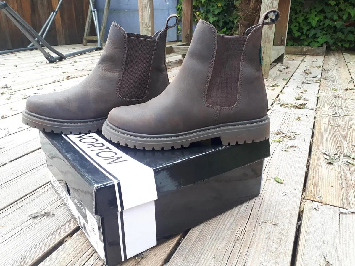 Boots ou Bottine Equitation Cuir marron 36