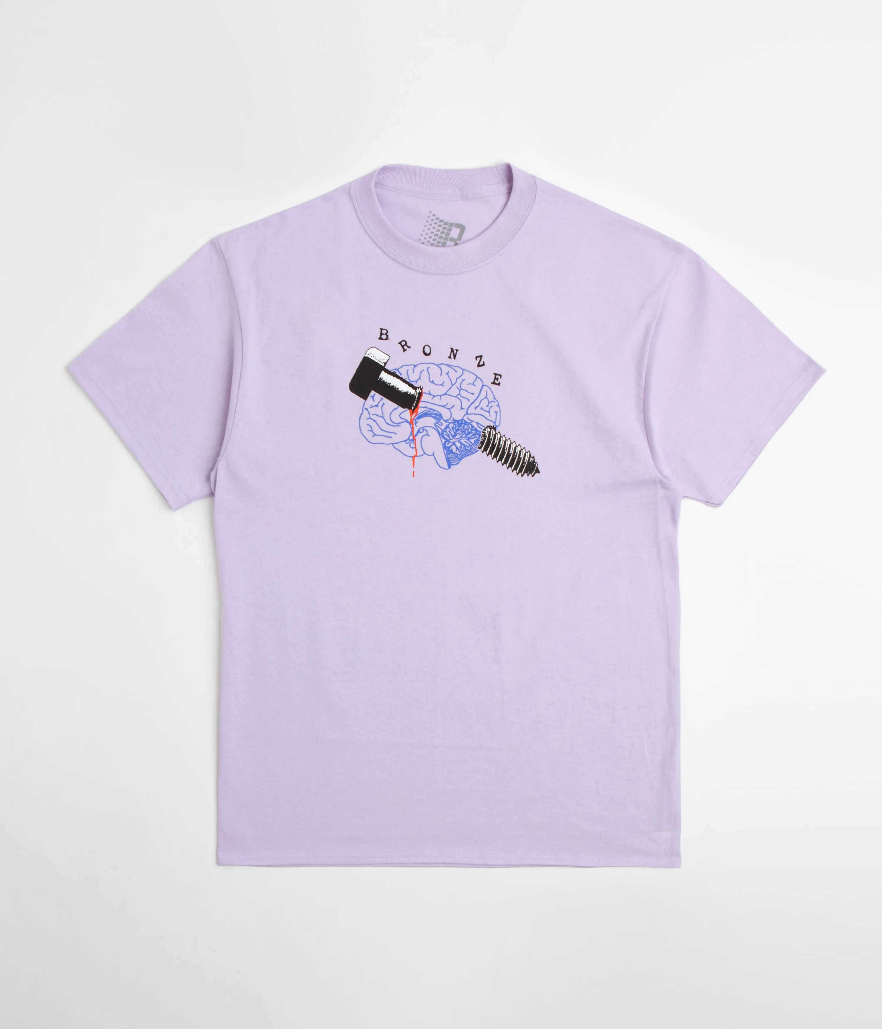 Bronze 56K Bolt Brain T-Shirt - Lavender