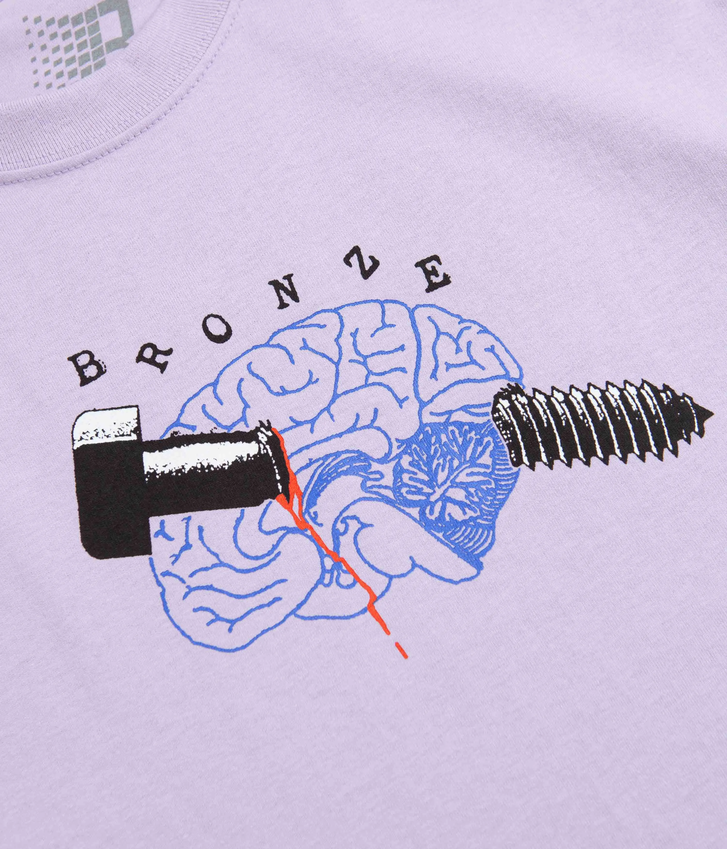 Bronze 56K Bolt Brain T-Shirt - Lavender