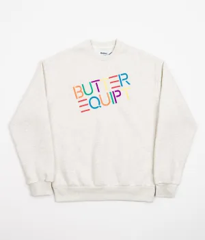 Butter Goods Equipt Crewneck Sweatshirt - Oatmeal
