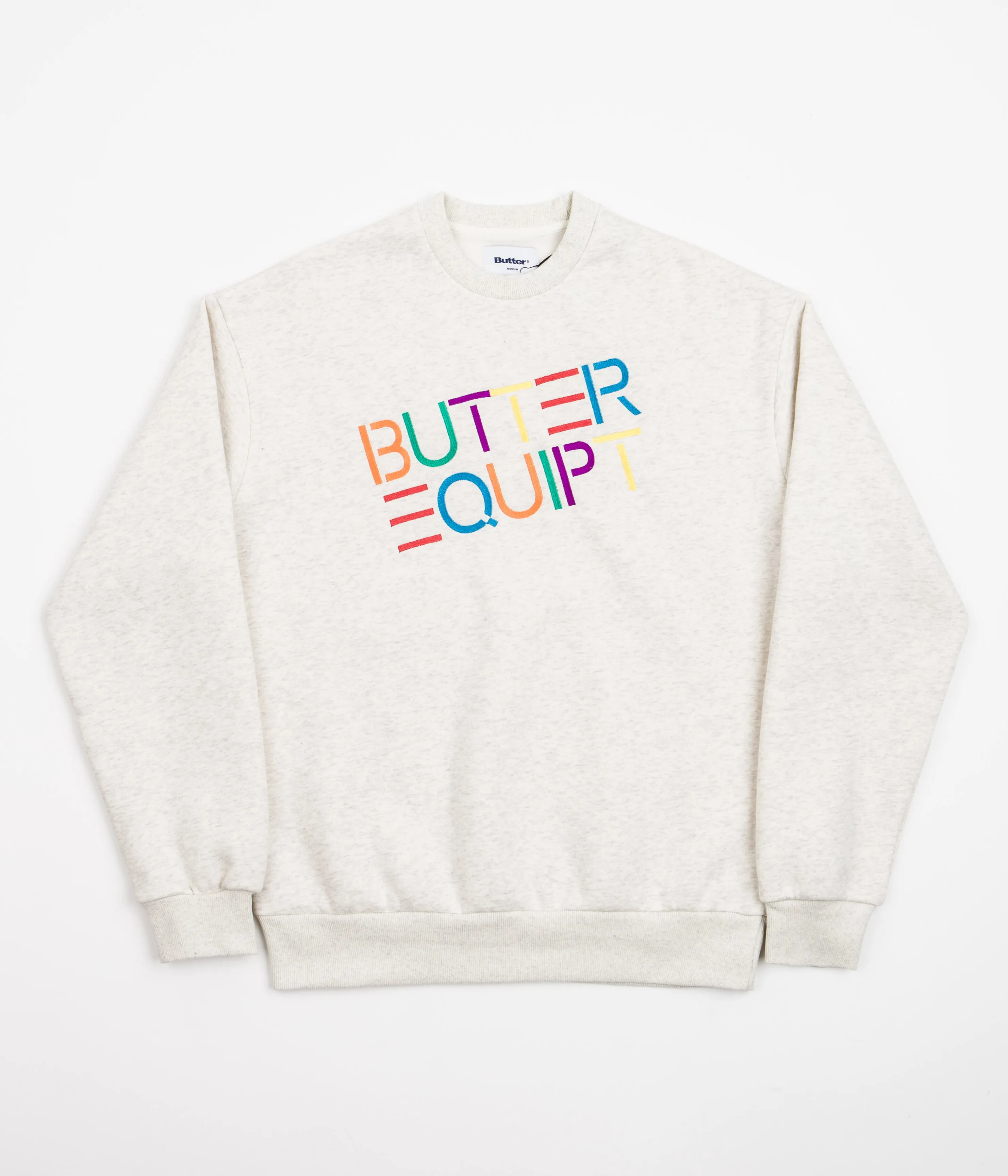 Butter Goods Equipt Crewneck Sweatshirt - Oatmeal