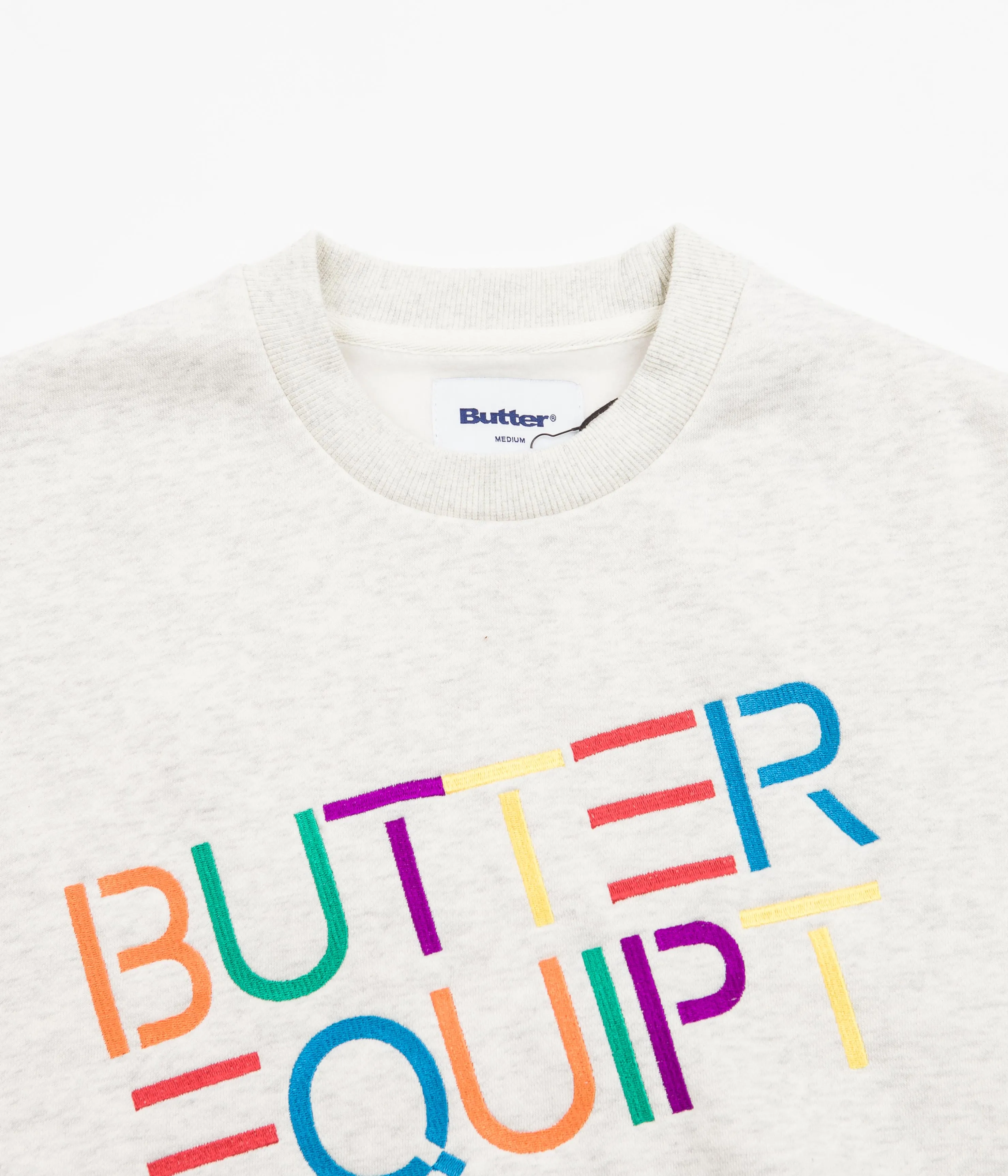 Butter Goods Equipt Crewneck Sweatshirt - Oatmeal