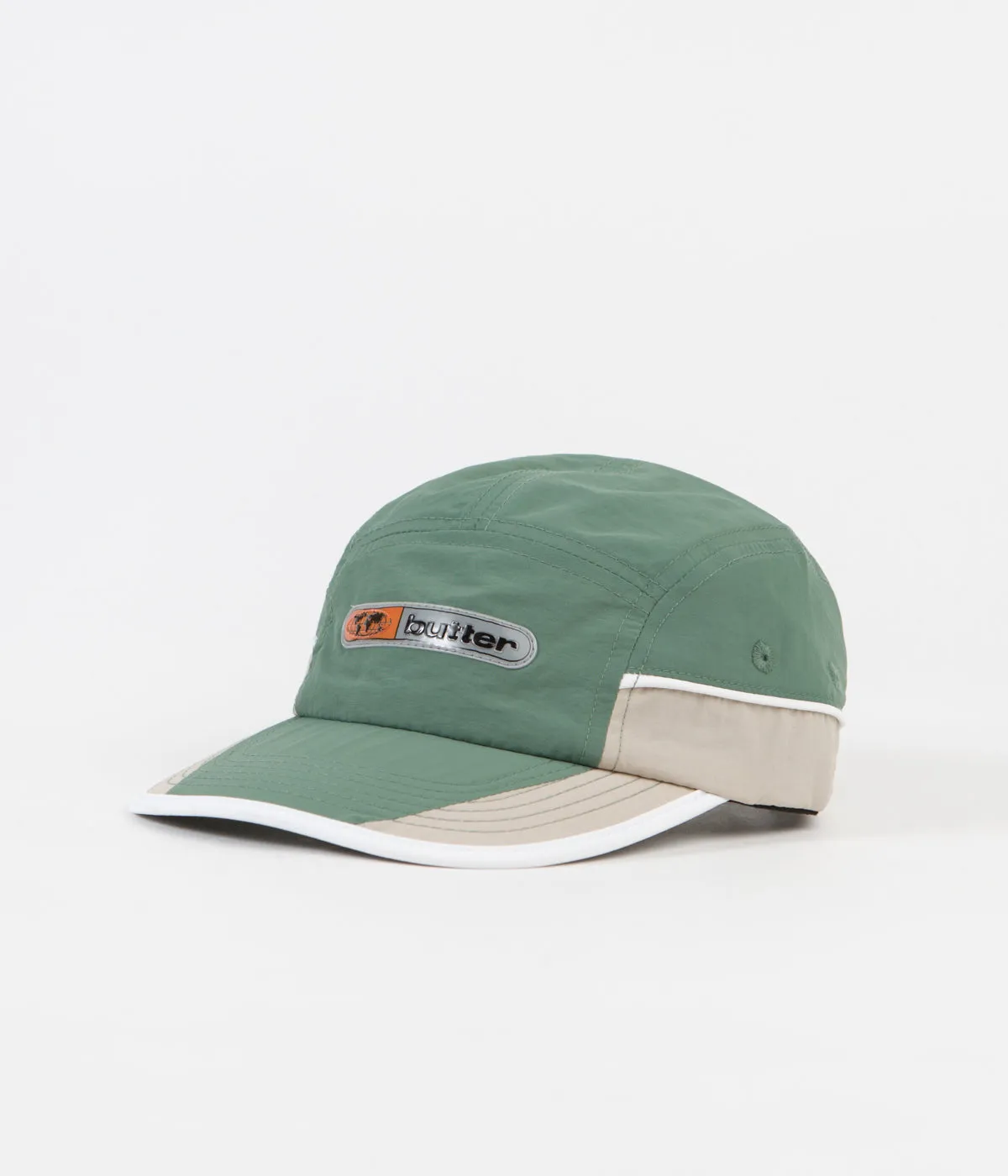 Butter Goods Motion 5 Panel Cap - Forest / Khaki