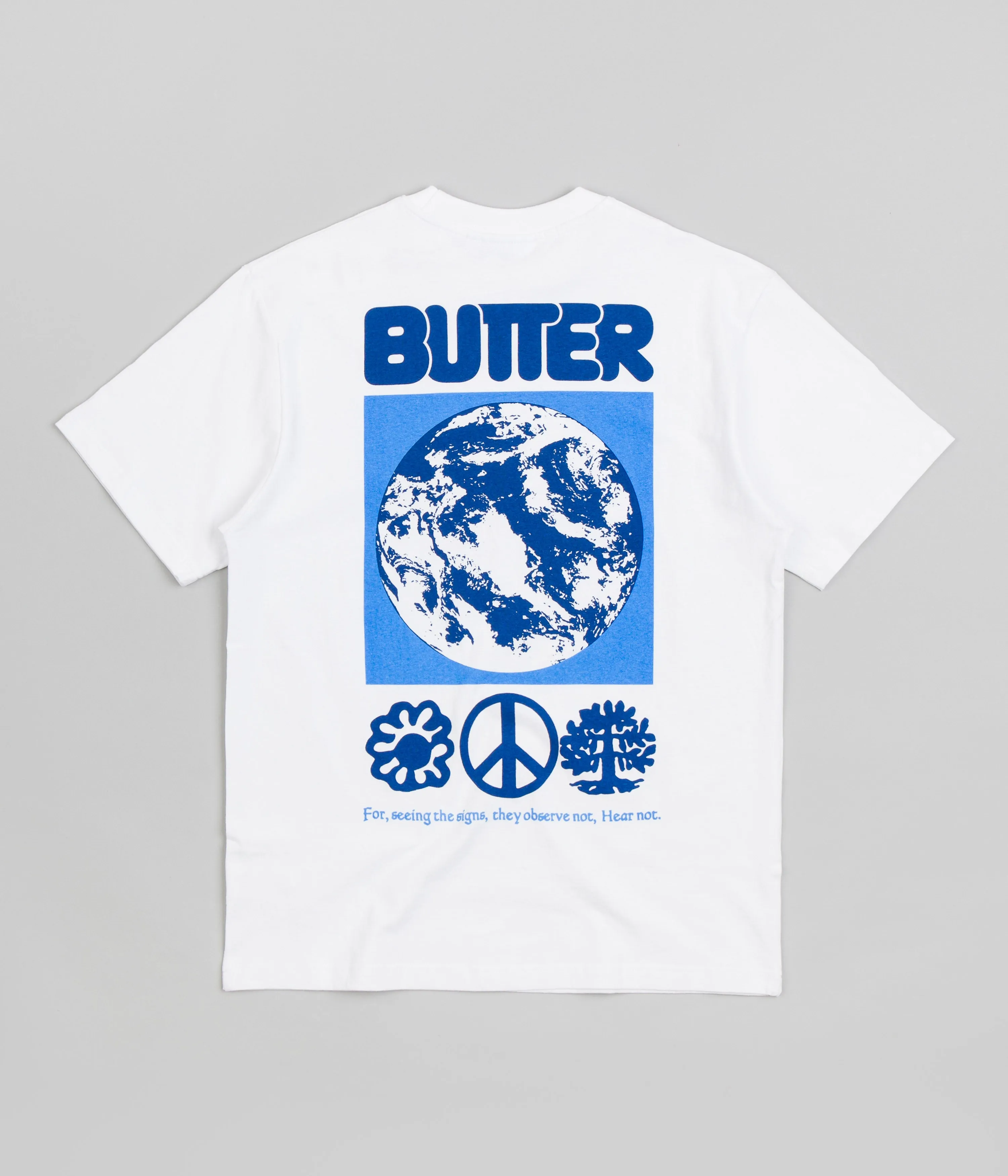 Butter Goods Peace On Earth T-Shirt - White