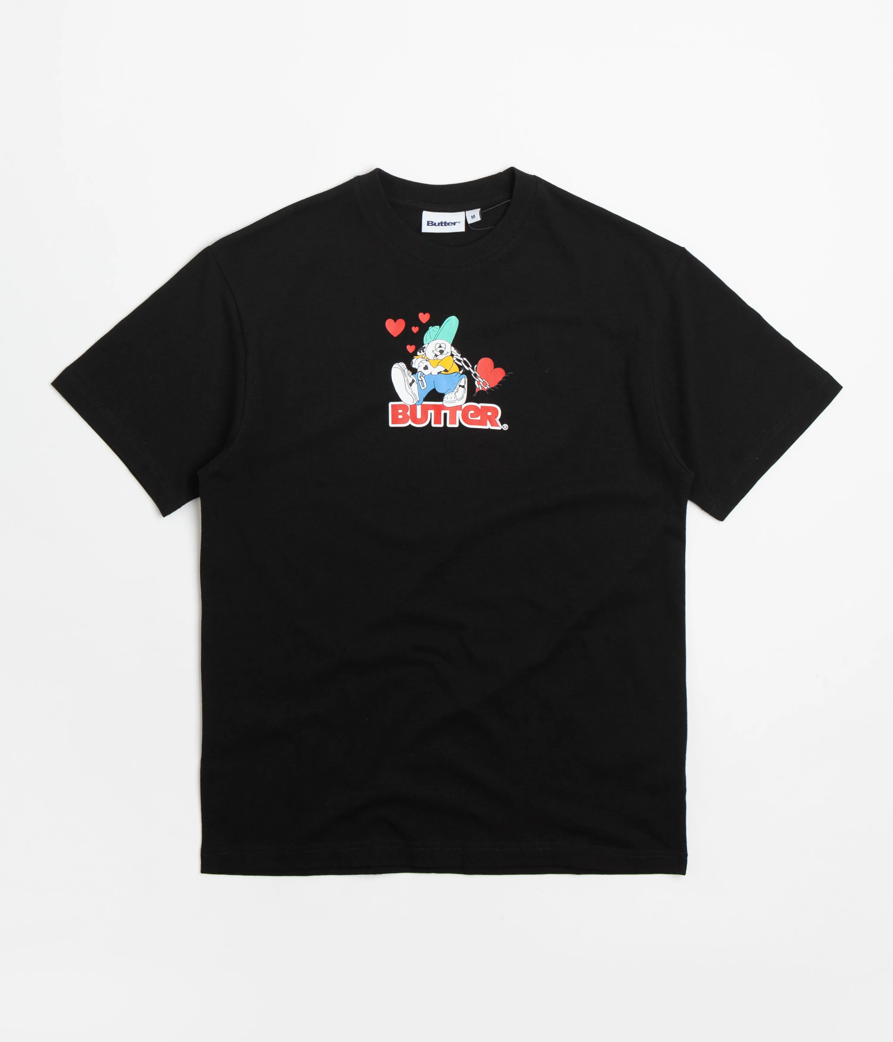 Butter Goods Puppy Love Logo T-Shirt - Black