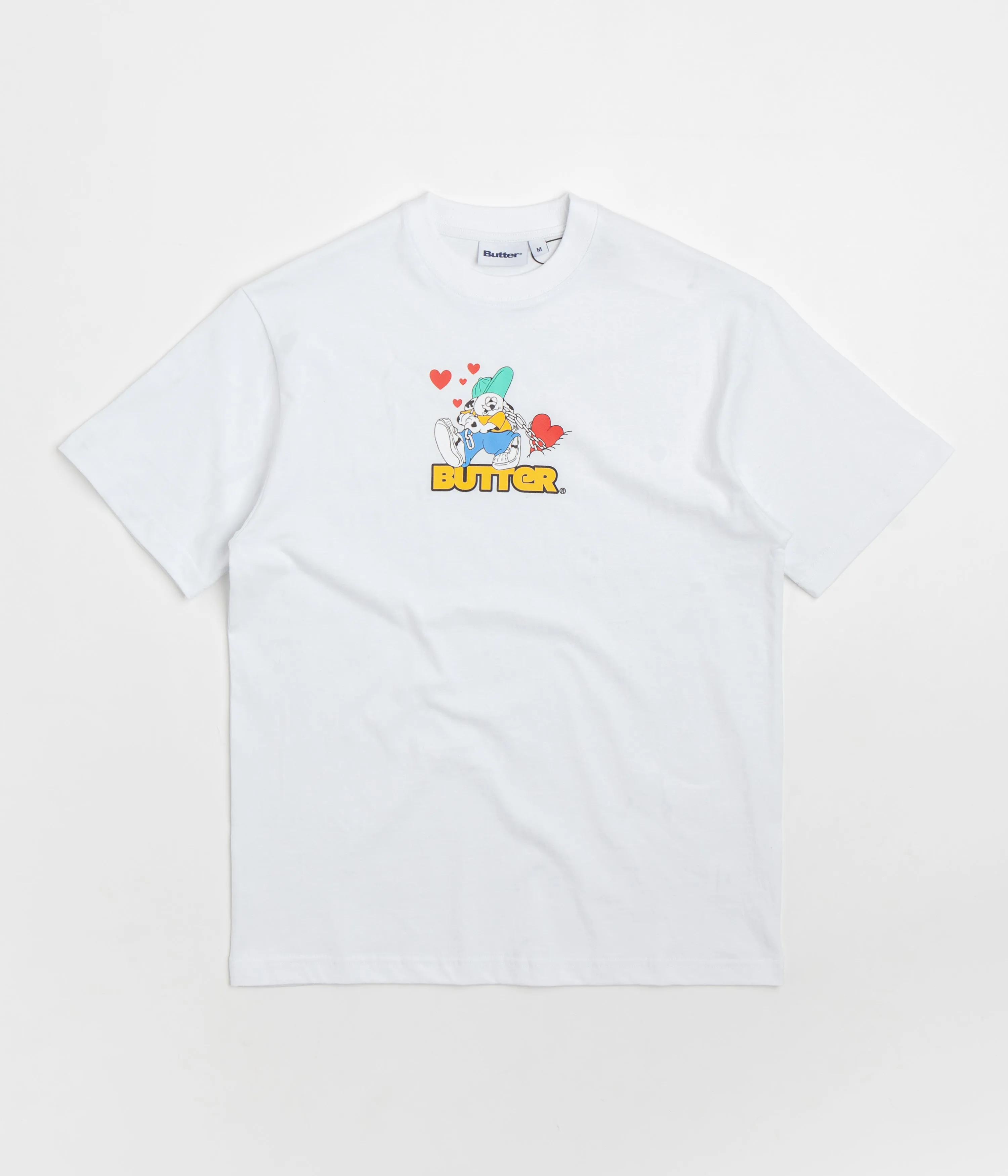 Butter Goods Puppy Love Logo T-Shirt - White