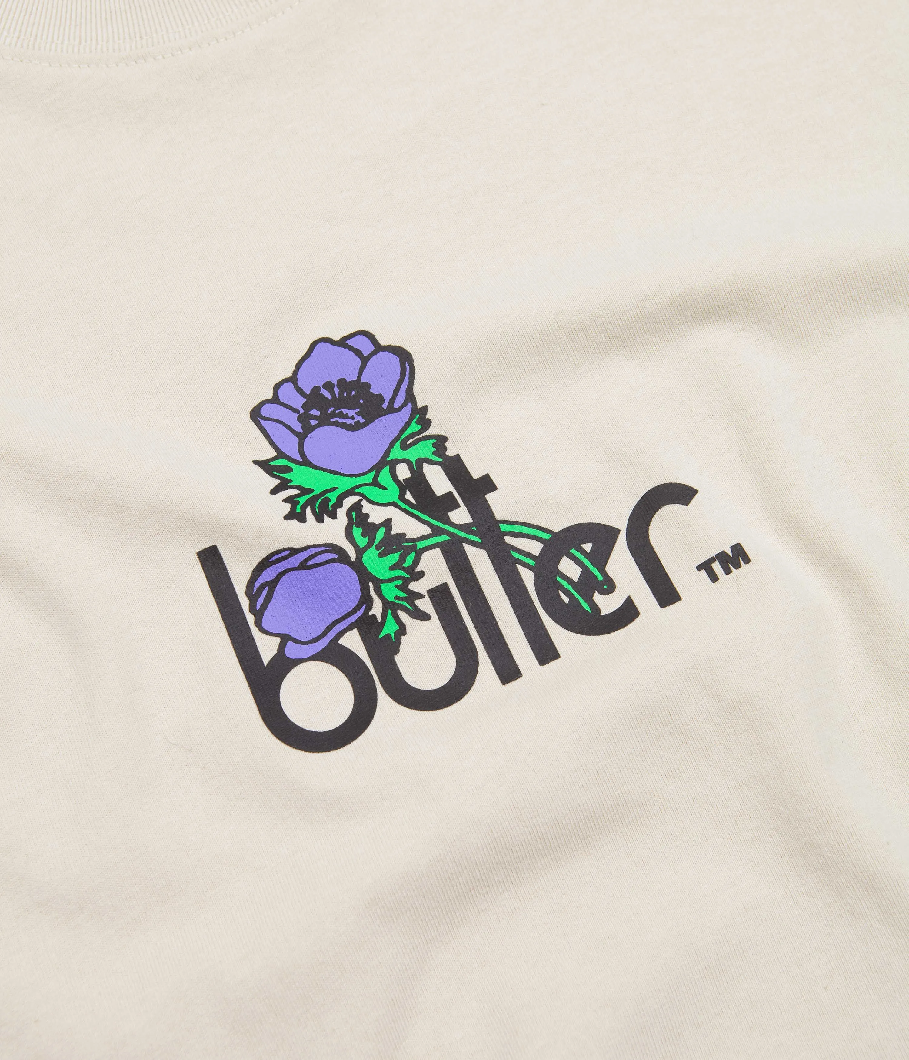 Butter Goods Windflowers T-Shirt - Cream