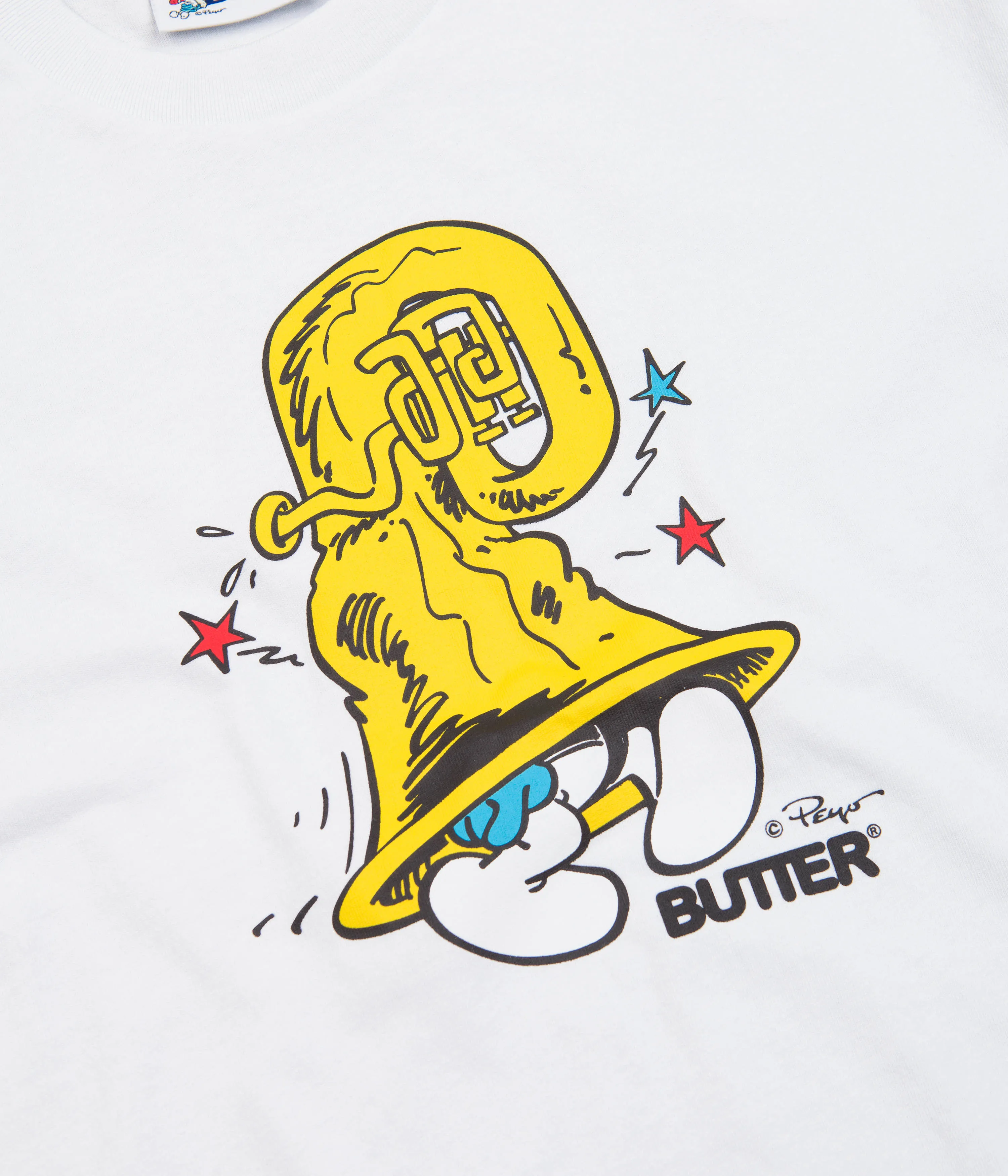 Butter Goods x The Smurfs Harmony T-Shirt - White