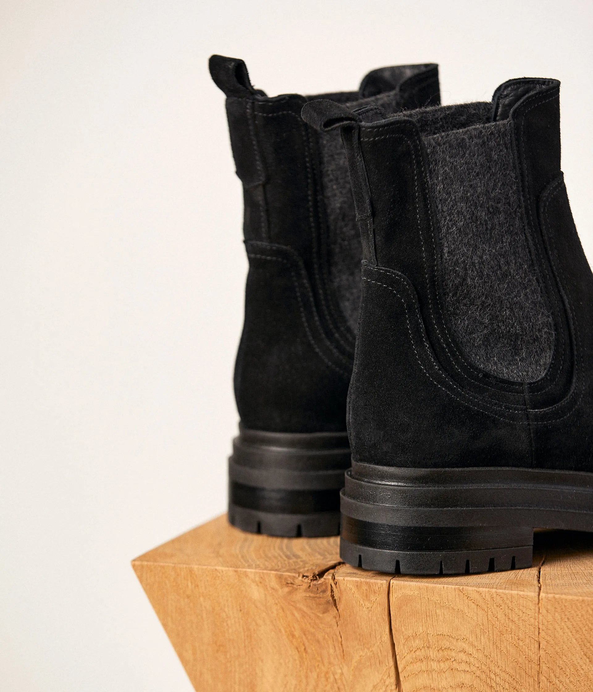 Chelsea boots noires Corane