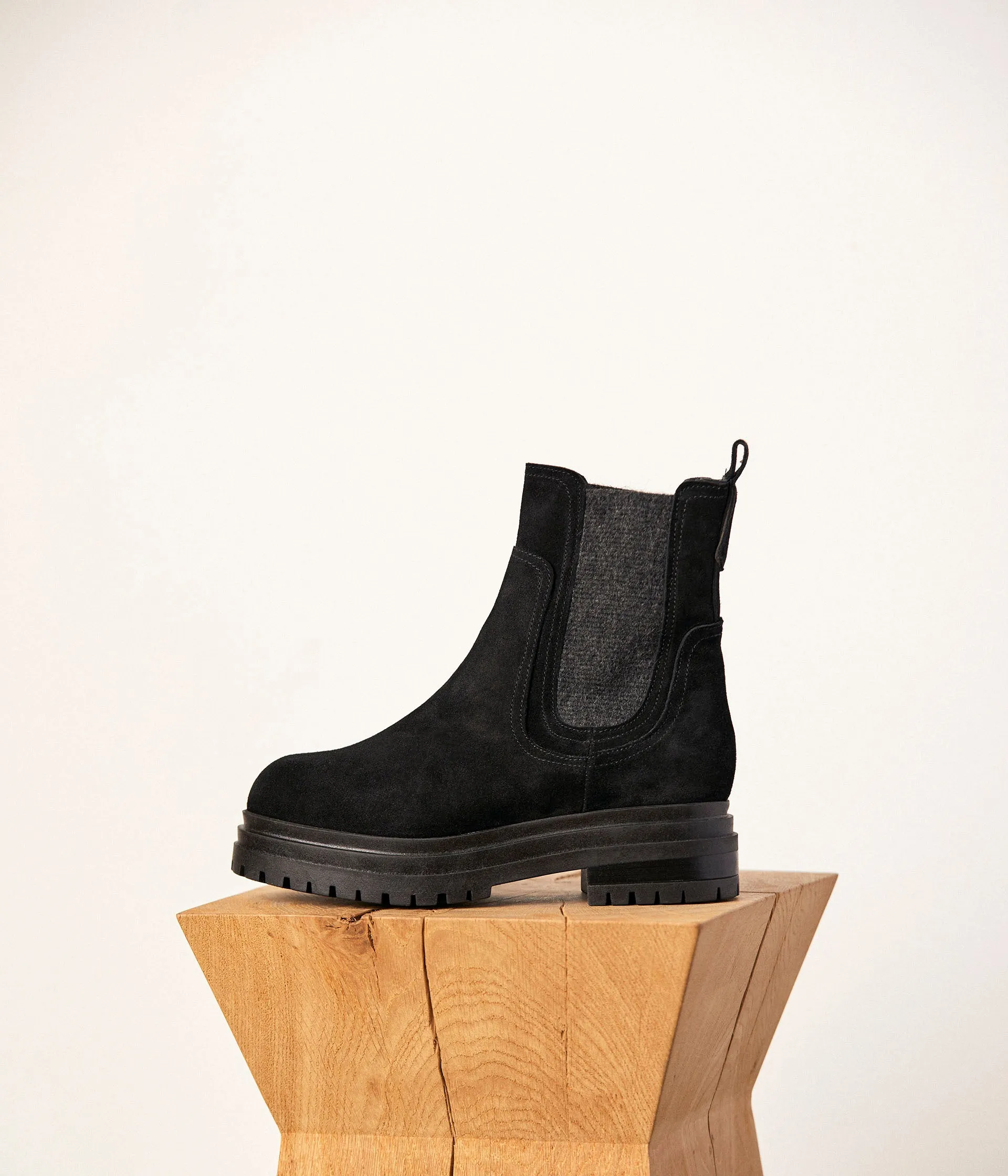 Chelsea boots noires Corane