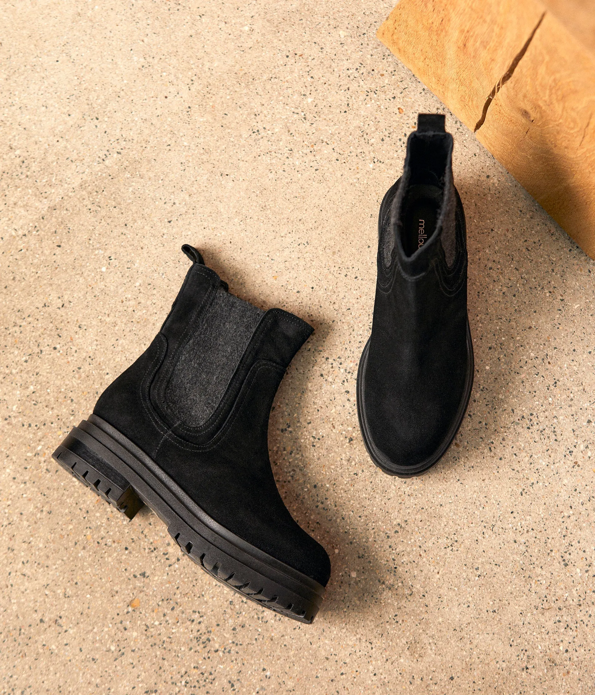 Chelsea boots noires Corane
