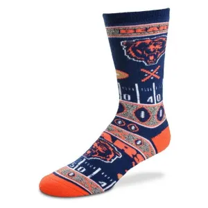 Chicago Bears  For Bare Feet Super Fan Socks
