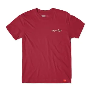 Chocolate Reflective Chunk Tee Cardinal