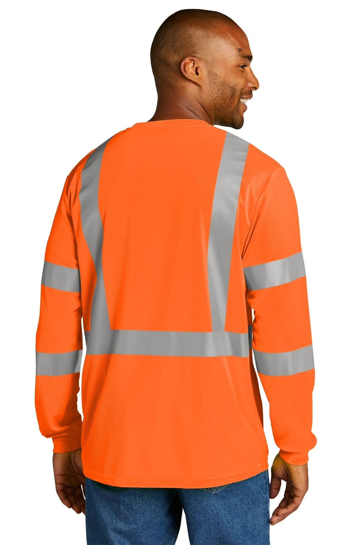 CornerStone ® ANSI 107 Class 3 Mesh Long Sleeve Tee. CS203