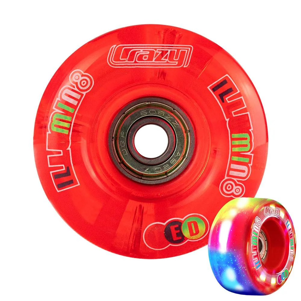 Crazy - illumin8 LED Light Up Wheels (2-Pack)