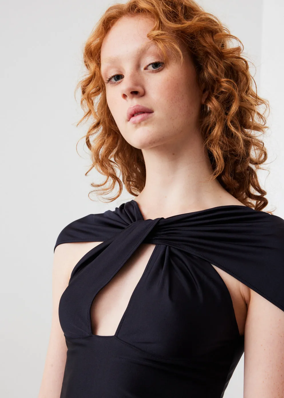 Cut Out Jersey Dress