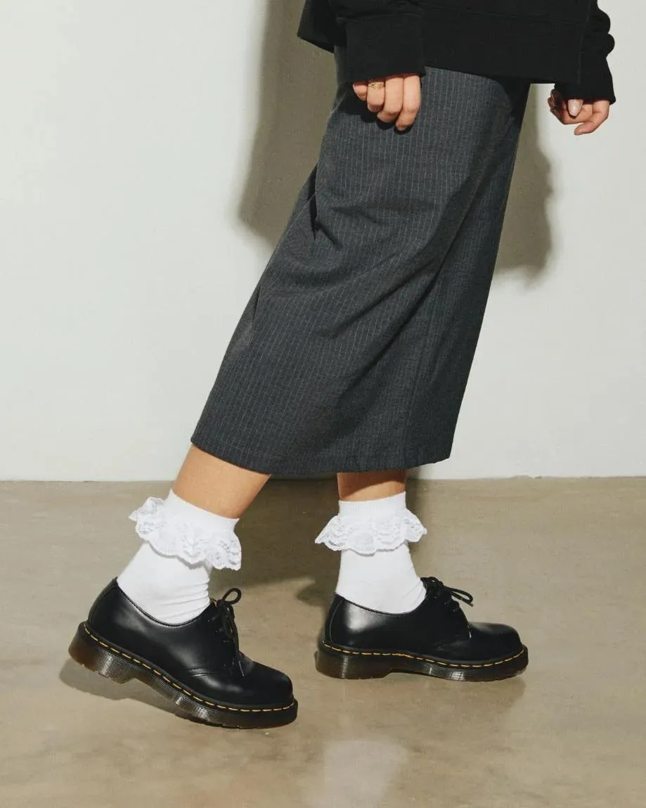 Dr. Martens Frill Sock Organic Cotton Blend - White