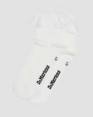 Dr. Martens Frill Sock Organic Cotton Blend - White